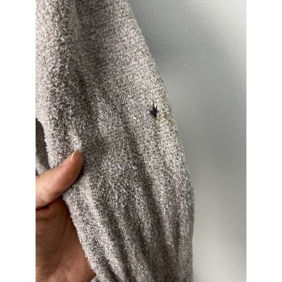 Barefoot Dreams Beige Cozy Chic Lite Long Open-Front Cardigan Size Small Women’s - Picture 6 of 6